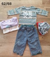 Mädchen Baby SET Jeans, Shirt, Bodys, Strumpfhose, Größe 62 68 Bayern - Bubesheim Vorschau