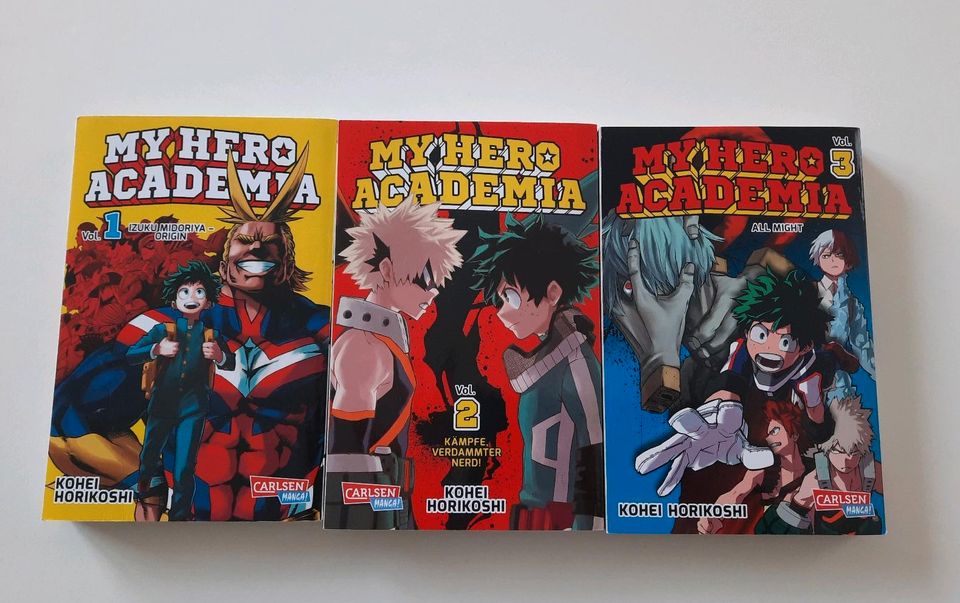 My Hero Academia Manga Band 1 bis 3 in Pansdorf