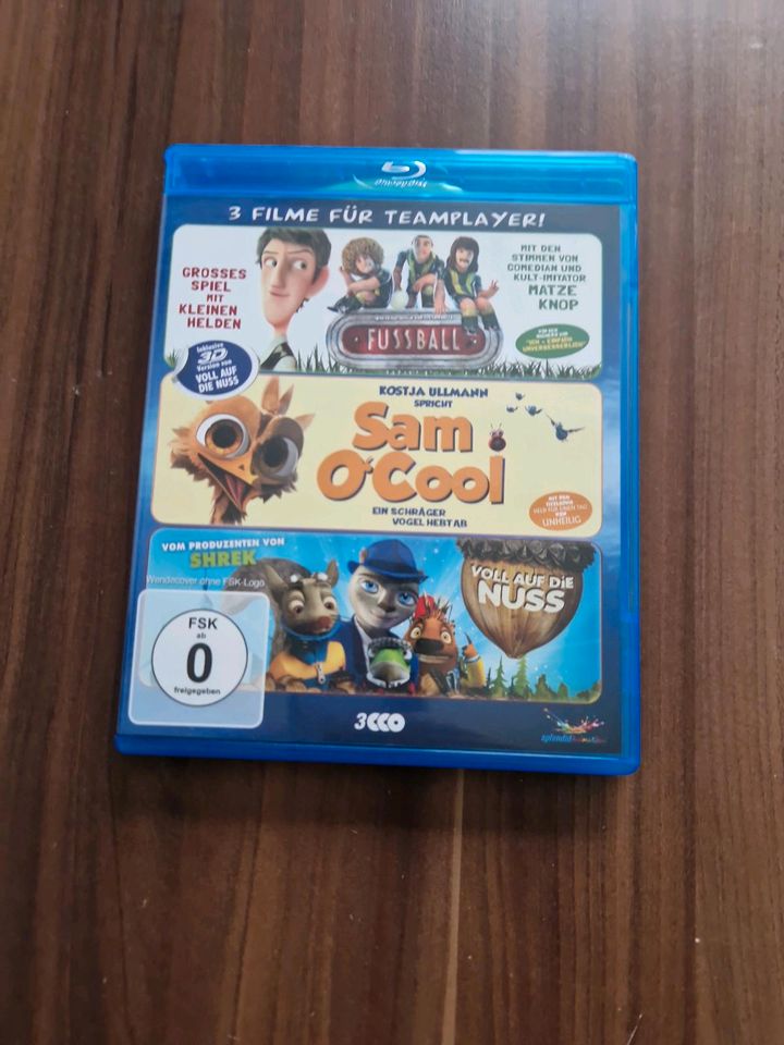 3 Filme Box Fussball Sam O Cool Voll auf die Nuss Blu-ray in Berlin