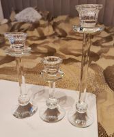Kerzenständer aus Glas in drei Größen Bayern - Siegsdorf Vorschau