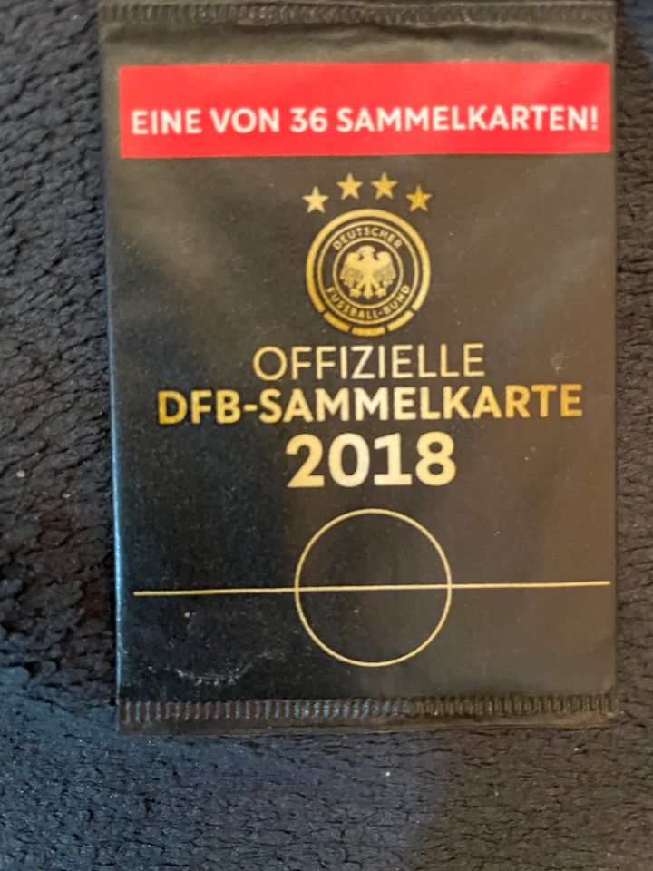 15 REWE DFB-Sammelkarten 2018 Tüten noch verschweißt in Hamburg