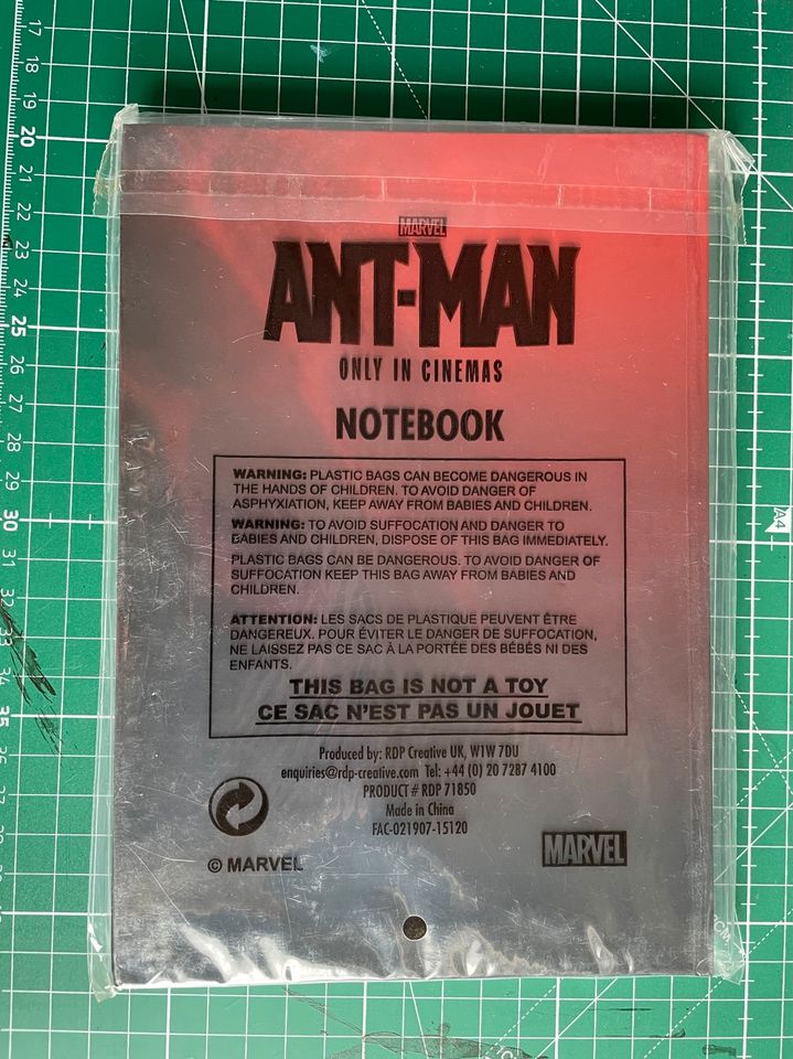 Ant-Man Notizbuch mit 3D/Hologramm Cover - Marvel in Hattingen