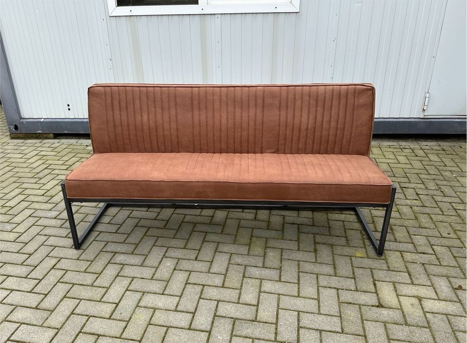 FASMAS Sitzbank Bank Esszimmer Hellbraun Braun Camel Leder 185cm in Hamburg