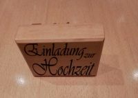 Stempel Holzstempel   Einladung zur Hochzeit Rheinland-Pfalz - Gerach Vorschau