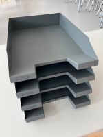 4 neue Ablagen A4 Schuber stapelbar grau, NP pro Stück 4,99€ Bayern - Neufahrn Vorschau