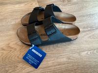 Birkenstock Arizona Gr. 38 Sandalen schmal schwarz Hausschuhe Berlin - Neukölln Vorschau