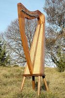 Roundback Harfe 19 Saiten neues Klappensystem + Füße + Zubehör Baden-Württemberg - Horgenzell Vorschau