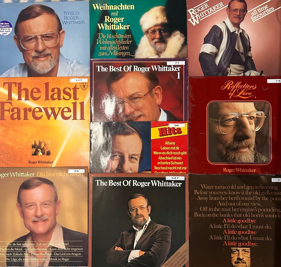 10 x Roger Whittaker - 12" LP Konvolut - Sammlung in Brietlingen