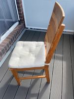 6 Esszimmerstühle aus Holz mit beigen Sitzpolster Niedersachsen - Oldenburg Vorschau