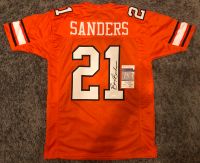 Signiertes NFL Trikot von Barry Sanders / Signed College Jersey Bayern - Falkenfels Vorschau