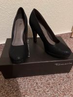 Tamaris schwarz high Heels Pumps Muster 36 Schuhe Hessen - Bischofsheim Vorschau