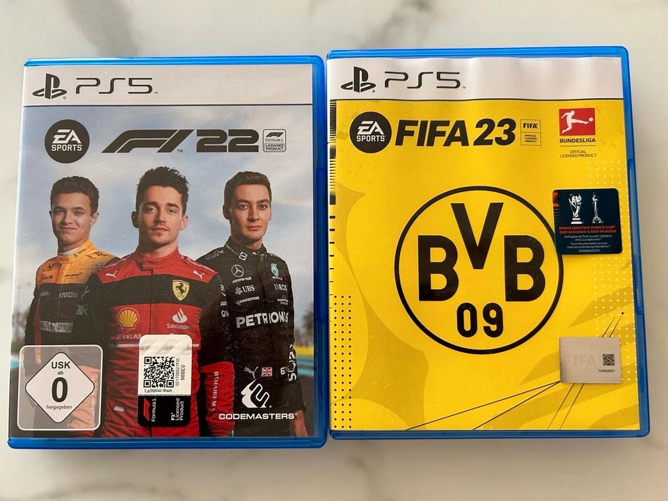 FIFA 23 und F1 22 PlayStation 5 Spiele Ps5 in Lorsch