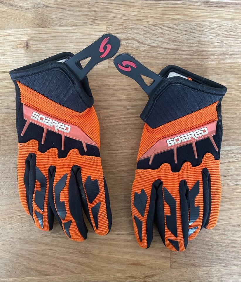 Soared Fahrradhandschuhe Kinder xxs orange in Düsseldorf