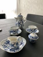 Meissen Tee Kaffee Gedeck, Set blaue Blumen Zwiebelmuster 9tlg Vahr - Neue Vahr Südwest Vorschau