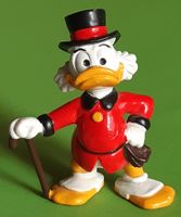 Dagobert Duck, ca. 7 cm hoch, Walt Disney Productions. Hessen - Biedenkopf Vorschau