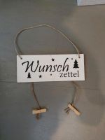 Wunschzettel Holzschild weihnachten Niedersachsen - Ilsede Vorschau