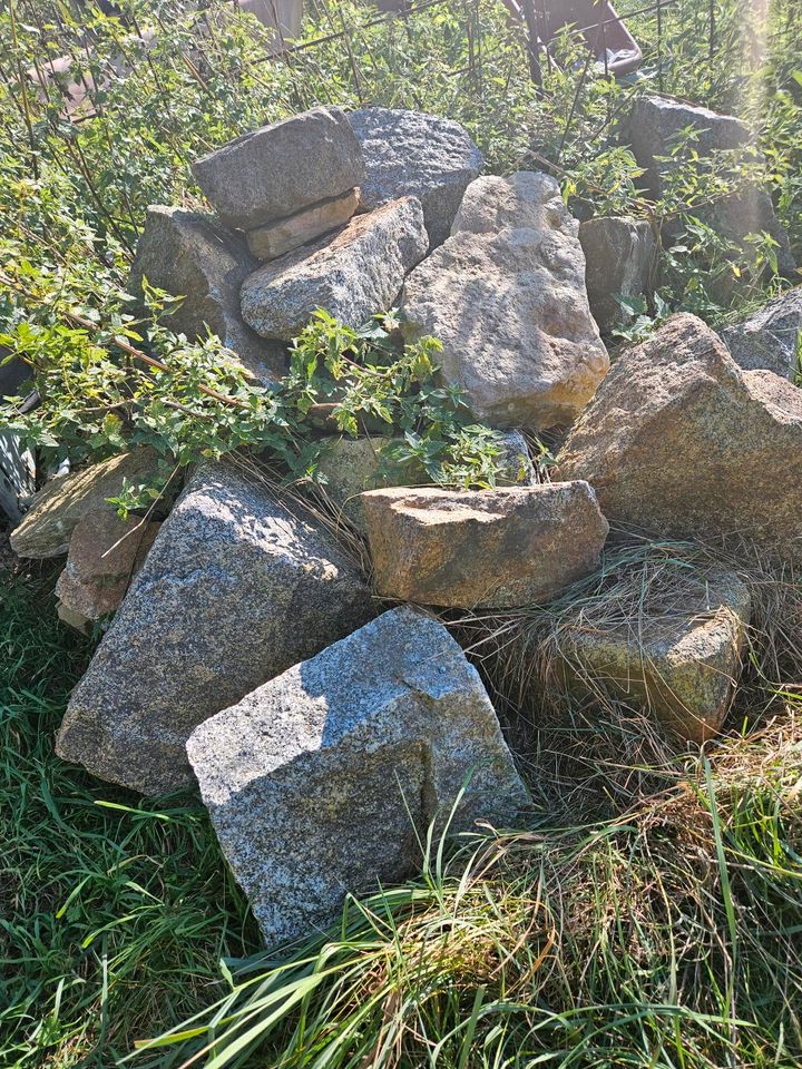 Große Natur Granit Pflastersteine in Bad Langensalza