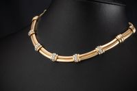 Tiffany & Co Collier Kette Diamanten Brillanten Gelbgold Platin Nordrhein-Westfalen - Wegberg Vorschau