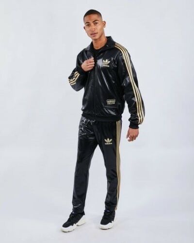 Adidas jogginganzug sales schwarz gold herren