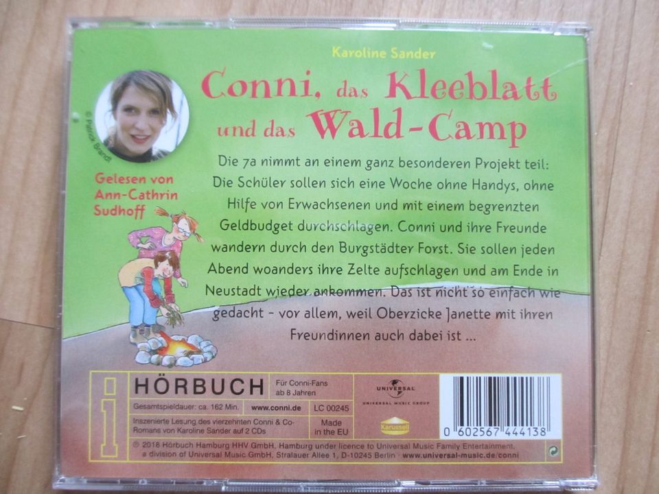 Conni & Co Hörspiel CD Conni, das Kleeblatt und das Wald-Camp in Roth