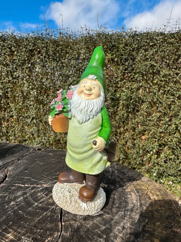 Garten Terrasse Dekor Figur Zwerg Gartenzwerg Neu in Schwedt (Oder)