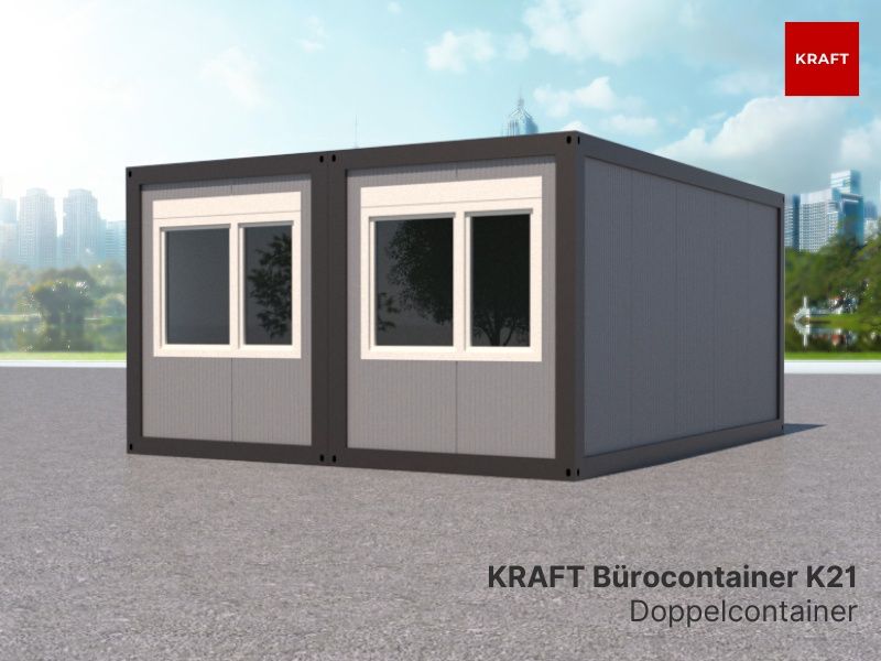 Bürocontaineranlage | Doppelcontainer (2 Module) | ab 26 m2 in Amberg