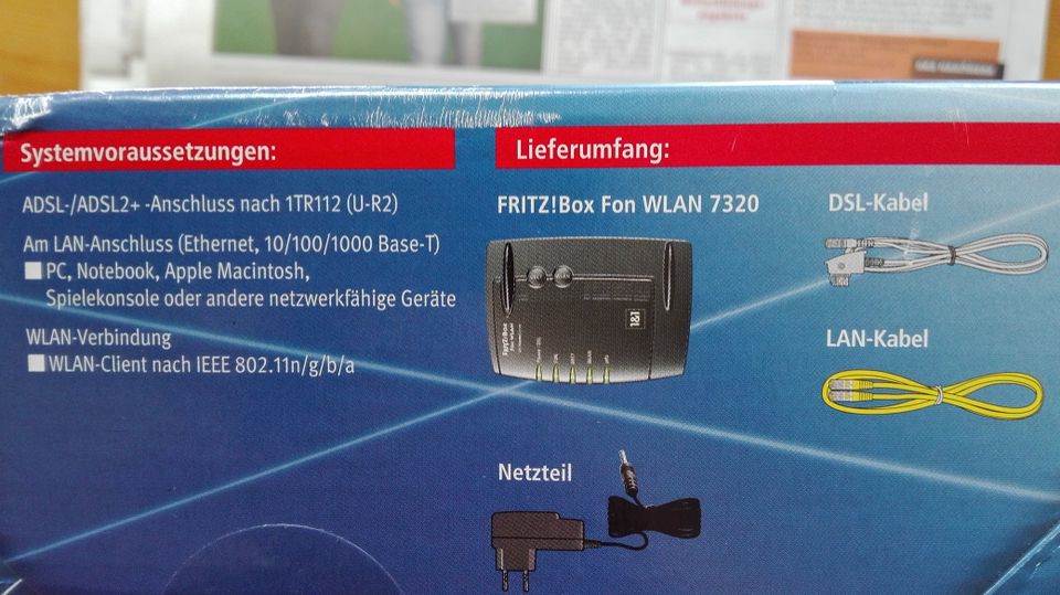 Fritz Box Fon WLAN 7320, Fritz Box 7312 in Geist