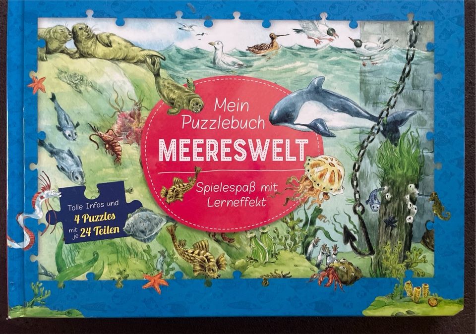 Tolles Meereswelt Buch mit 4 Puzzle Puzzlebuch in Harsefeld