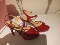 Damen Sandalen Farbe Rot glanz wie neu Größe 41 ☺️ Stuttgart - Birkach Vorschau