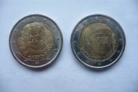 2 Stück, 2Euro-Gedenk-Münzen aus Italien Bayern - Schwarzenfeld Vorschau