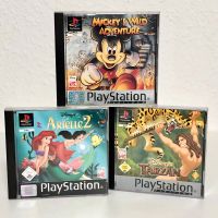 Disney 3er Pack - Mickeys Wild Adventure , Arielle2, Tarzan (PS1 Nordrhein-Westfalen - Krefeld Vorschau