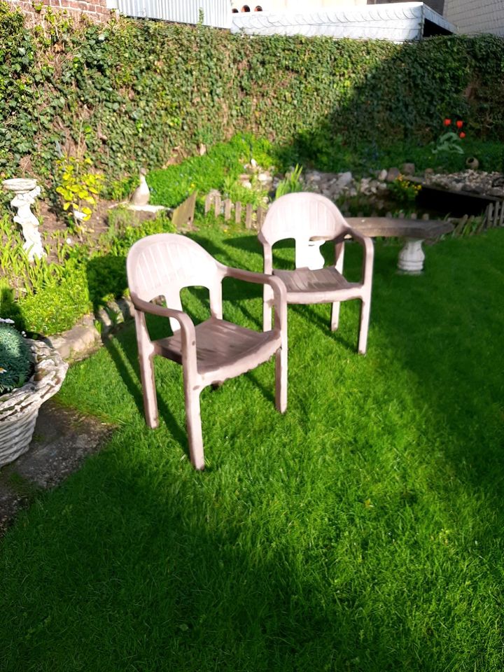 Gartenstühle 2 Stück Stapelbar in Bocholt