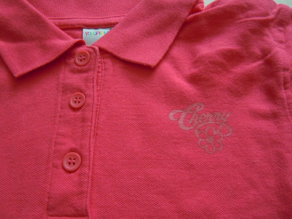 pinkes Poloshirt Gr.140 (1) in Groitzsch