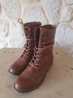 Schnürstiefelette Damen braun Gr.38 Bayern - Hof (Saale) Vorschau