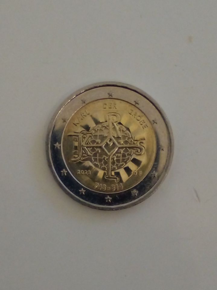 2 Euro Münze Karl der Große Fehlprägung Sterne in Berlin