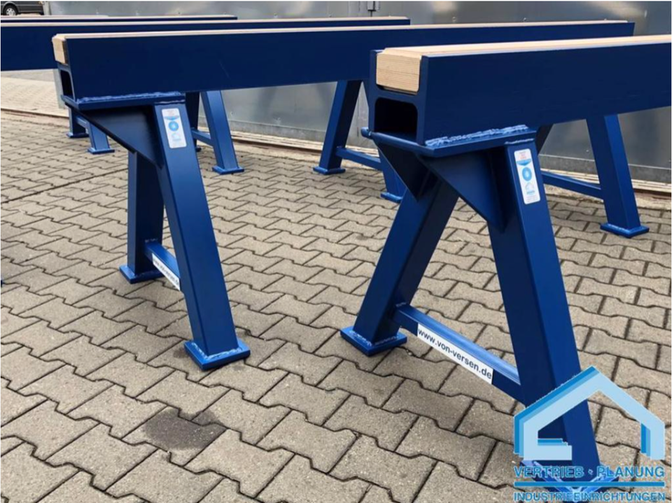 Stahlbock Schwerlastbock Bock mit Hartholzauflage 1600 x 900 in Frankenthal (Pfalz)