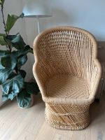 Vintage Rattan Sessel aus Bambus / Korb Boho Stil Niedersachsen - Braunschweig Vorschau
