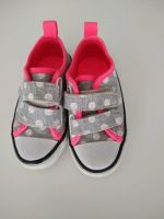 H& M Sneaker Klett grau neonpink Punkte 24 Baden-Württemberg - Engstingen Vorschau