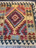 Afghan Kelim99x98 Kilim Teppich Handarbeit rug wolle geometrie Berlin - Wilmersdorf Vorschau