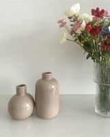 Zwei Vasen taupe Sand München - Hadern Vorschau