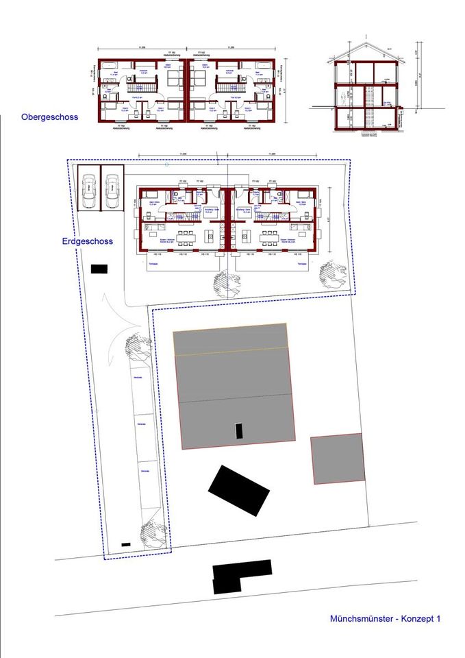 NEUBAU: Großzügige Doppelhaushälfte individuell planbar - KfW-förderfähig in Münchsmünster