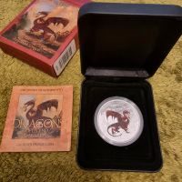 Red Welsh Dragon Münze Coin Silver Proof 1 OZ  Silber Nordrhein-Westfalen - Rösrath Vorschau