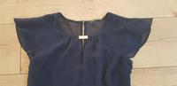 Orsay Damen Shirt Bluse Gr. 34 dunkelblau Hessen - Roßdorf Vorschau
