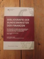 Bibliografie der Bundesminister der Finanzen Harrassowitz Verlag Thüringen - Altenburg Vorschau