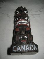 Totem Marterpfahl Figur Souvenir, Canada, Kanada Höhe 14 cm Rheinland-Pfalz - Birkenheide Vorschau