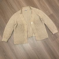 Strickjacke weiß creme Cardigan Jacke gestrickt warm XXL 44 Düsseldorf - Oberbilk Vorschau