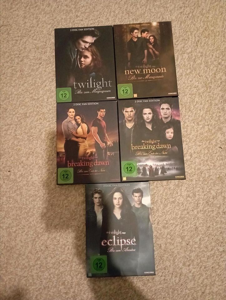 DVD Sammlung Twilight Saga in Dahlenburg