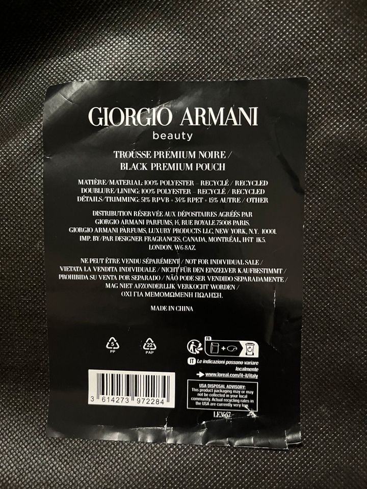 Giorgio Armani beauty Tasche in Genthin