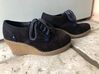 Keilabsatz Halbschuhe Wildleder Bayern - Augsburg Vorschau
