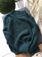 H&M Strickpullover Pullover dunkelgrün 36 Niedersachsen - Lathen Vorschau